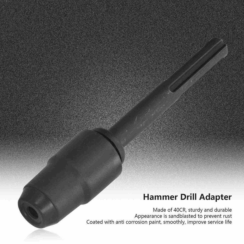Hammer Drill Adapter Sandblasting Anti Rust Anti Corrosion   Shank Quick Tool Fit