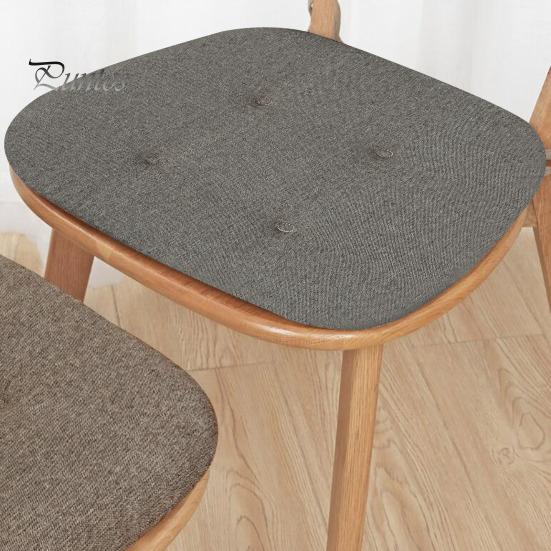 Stolsdyna med halkskyddsrem Förtjockad svampstoppning Mjuk elastisk hästhovform Stolkudde Hem Kök Kontor Uteplats Sittdyna