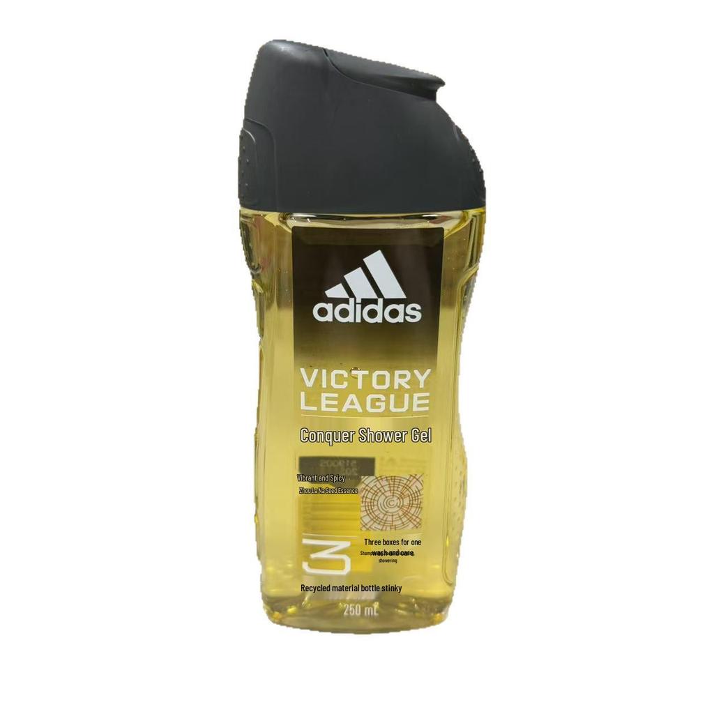 Adidas Men's 3-in-1 Shower Gel, Body Wash & Shampoo, Long-lasting Clean, 250ml