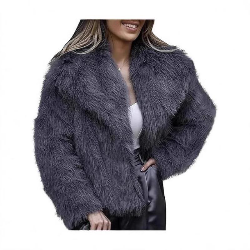 Women's Fox Fur Coat Women's Autumn and Winter New Fur Fur Coat Imitation