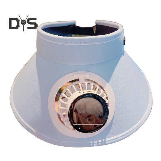 Sun Hat with Fan for Men And Women Outdoor Visor Hat with Solar/USB Powered Fan UV Protection Wide Brim Cooling Hat for Camping Fishing