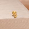 1PC Stainless Steel Star Moon Cartilage Piercing Earrings 18K Gold Plated Helix Tragus Ear Stud Earring Body Jewelry Bijoux Gift