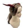 Gothic Devil Horn Headband Imitation Fake Bull Horns Hair Hoop Halloween Dress Up Hair Accessories for Halloween Cosplay Carnival