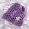 Winter Beanie Hat for Women Knit Cap Warm Couple Cap Lady Thread Knitted Beanie Chapeau Female Bonnet