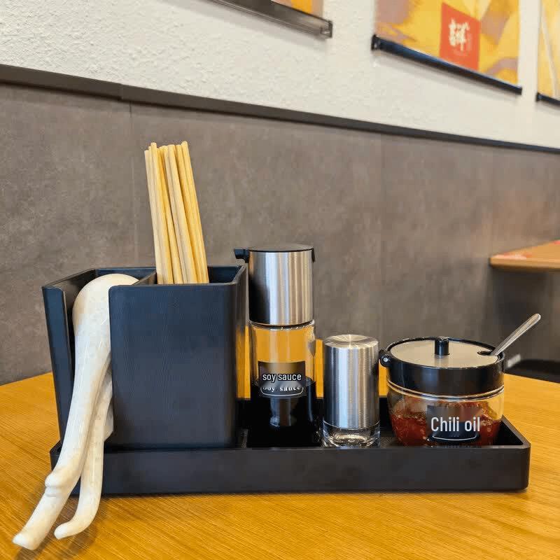 Commercial Restaurant Seasoning Dispenser Set