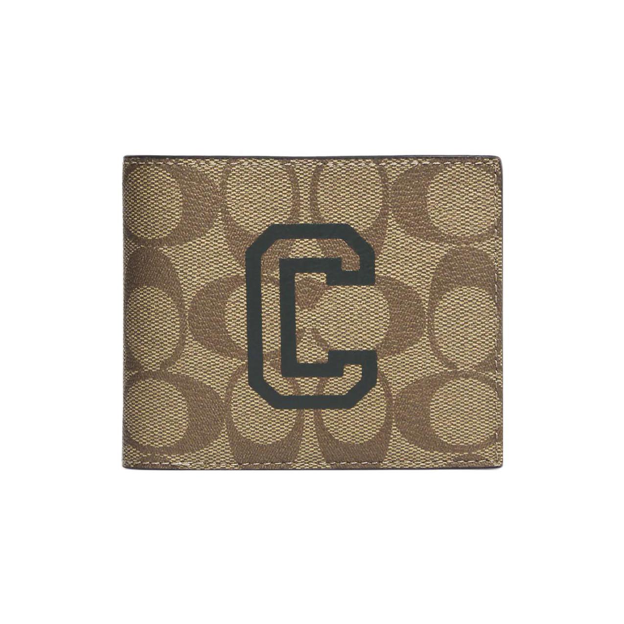 

Новый кошелек 3 в 1 COACH Искусственная кожа Визитница, Кошелек Мужской Хаки CF611-QBV3D 10.9*2.0*9.4CM