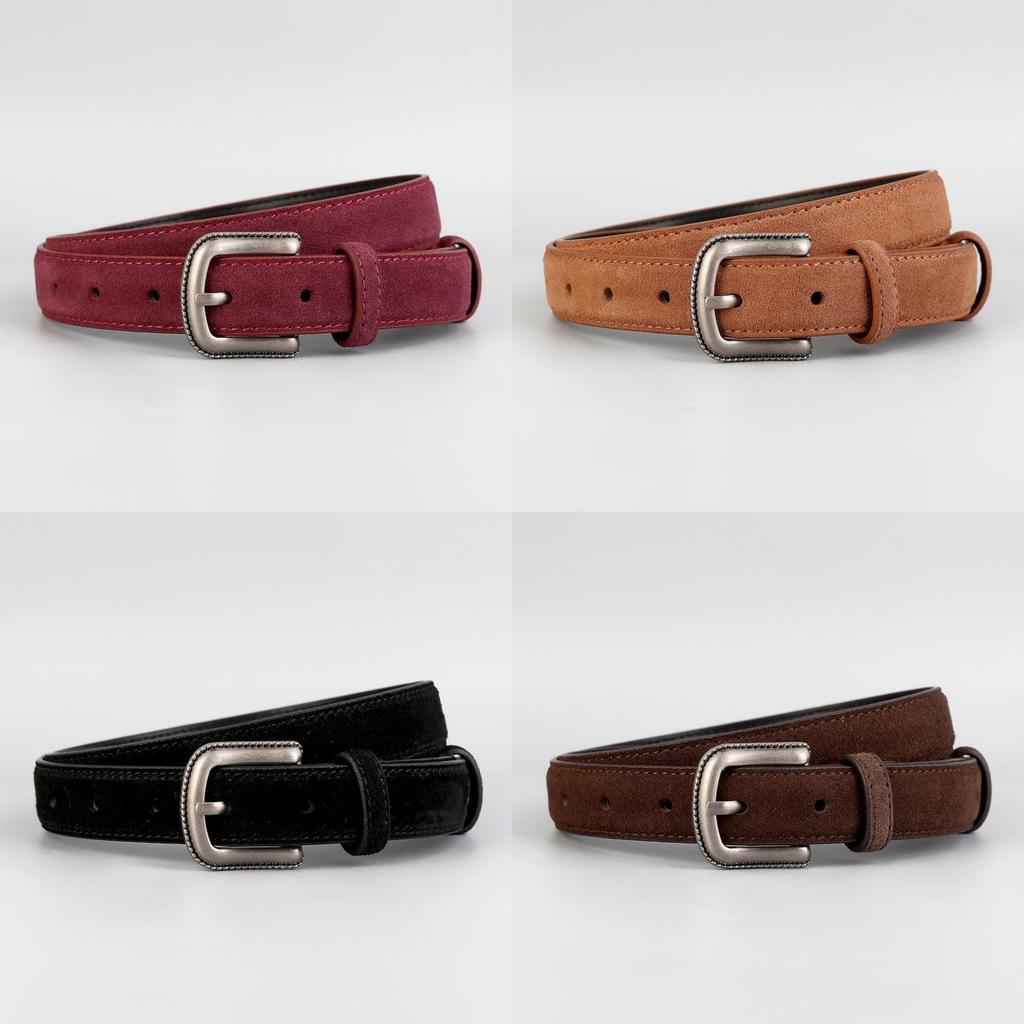 Leather Belt Women Cowhide Casual Dress Belt For Work And Daily Wear