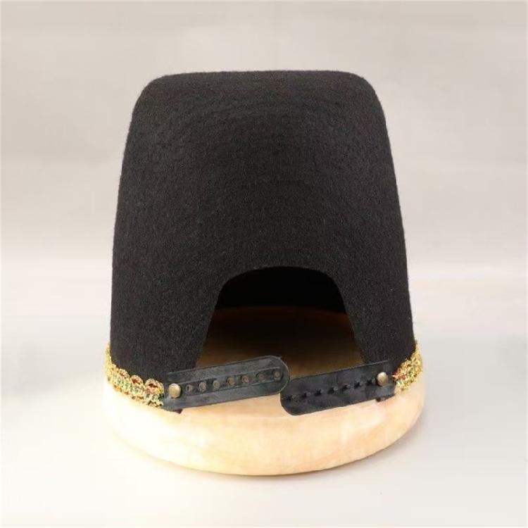 Traditional Chinese Officer Hat Props Perfect for Theme Parties and Historical Reenactments Photo Props