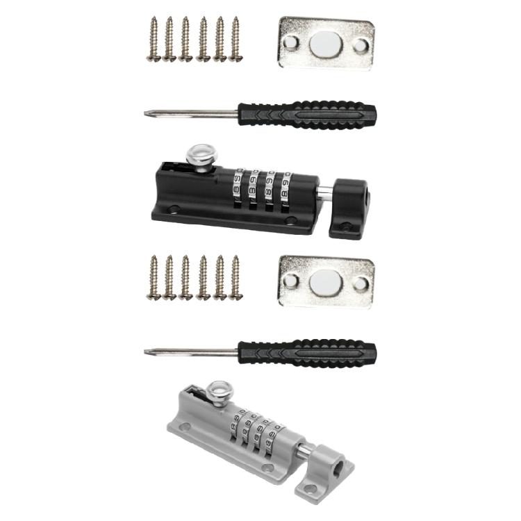 Easy To Installion Digit Combination Gate Bolt Secure Sturdy Stainless Steel Lock Accessory for Sheds and Garages