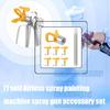 Premium Airless Sprayer Components Set with Nozzles Seat Filter Heat Resistant Metal Plastic Painting Tool Part