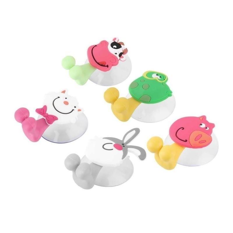 Nejnovější 3D kreslené zvířátko roztomilé přísavka na zubní kartáček nástěnný držák s přísavkou Koupelna