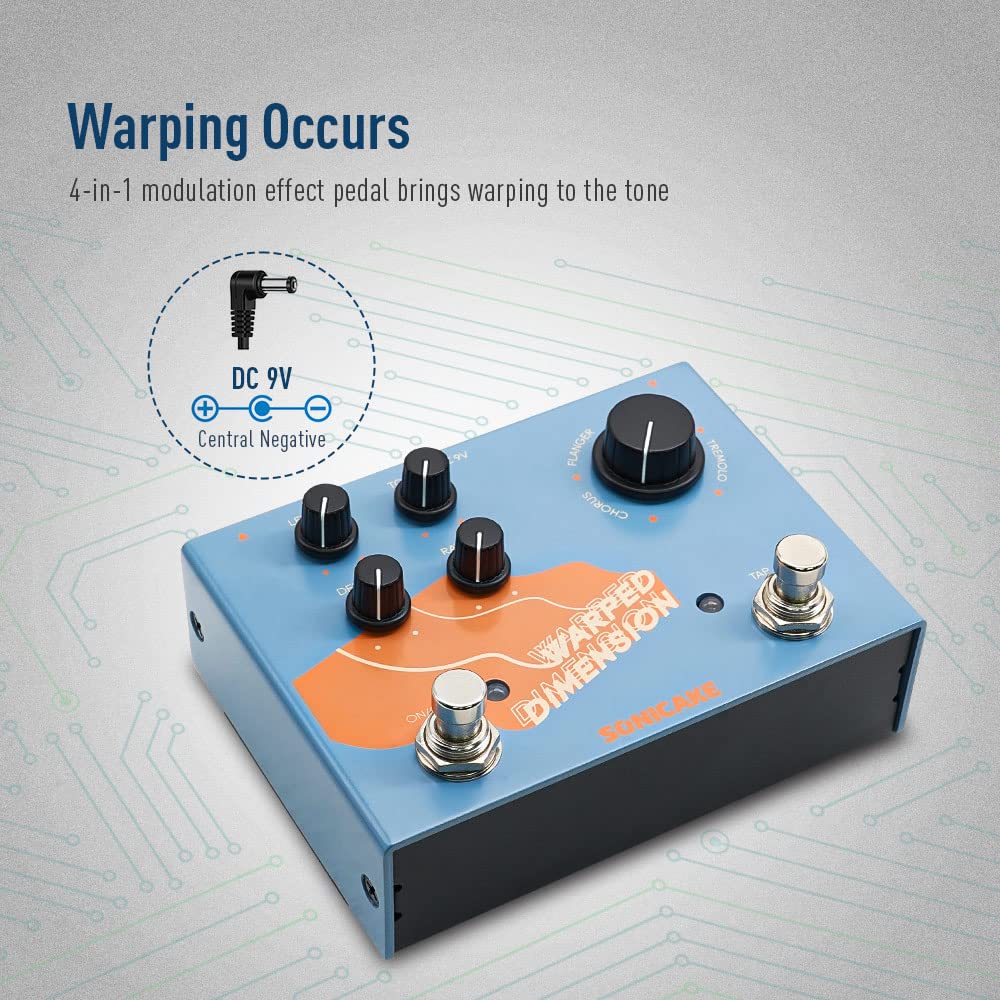 SONICAKE Chorus Flanger Phaser Tremolo Effector Warped Dimension & & &