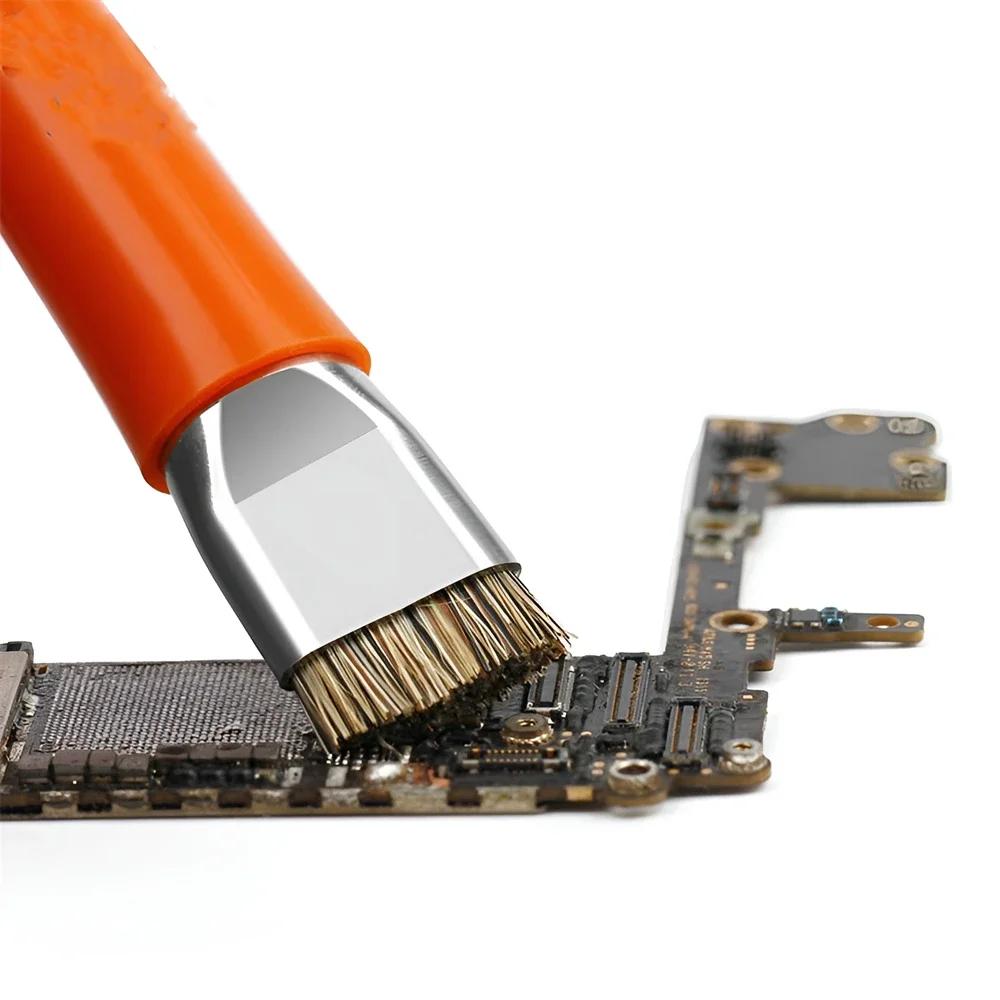 Anti-Static ESD Double Headed Brush Circuit Board Repair for IC Chip PCB Welding Mobile Phone/Computer Mainboard Cleaning