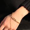 Rush Off [Rushoff] Gold Clip Bracelet