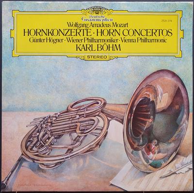 LP Schallplatte WOLFGANG AMADEUS MOZART GUNTER HOG Hornkonzerte Horn Concertos 2531274 DEUTSCHE GRAMMO 1980 Deutschland Klassik Gebraucht