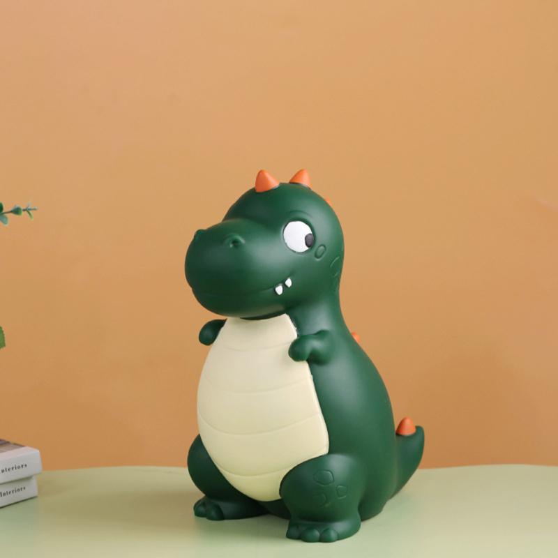 Dinosaur Piggy Bank Cute Cartoon Anti-fall Large Capacity Shatterproof Money Coin Bank Gifts For