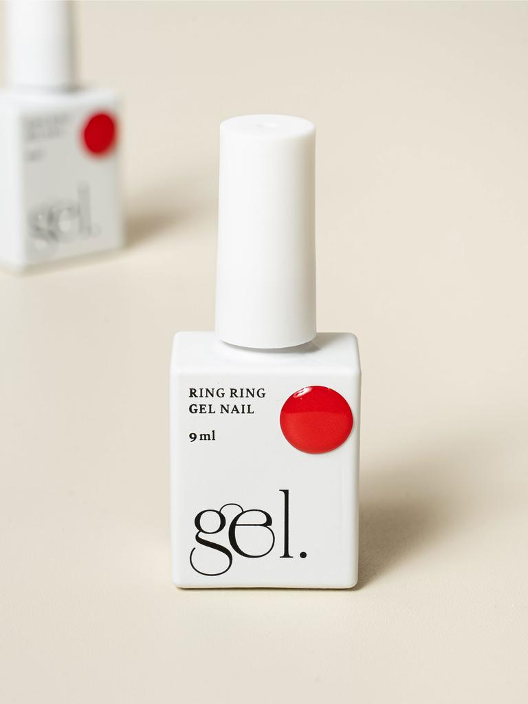 Ringring One-Step Gel Nail Polish, Urban Red, 9ml