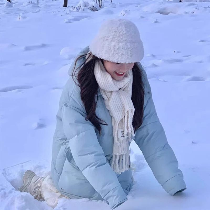 Winter Thermal Knitted Beanie Fisherman Hat With Ear Flaps Chunky Crochet Oversized Slouchy Cap For Outdoor Winter Sports
