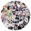 100pcs New Cartoon Jujutsu Kaisen Stickers Cute Decals Toy Stationery Guitar Phone Bicycle Laptop Luggage Car Graffiti Stickers