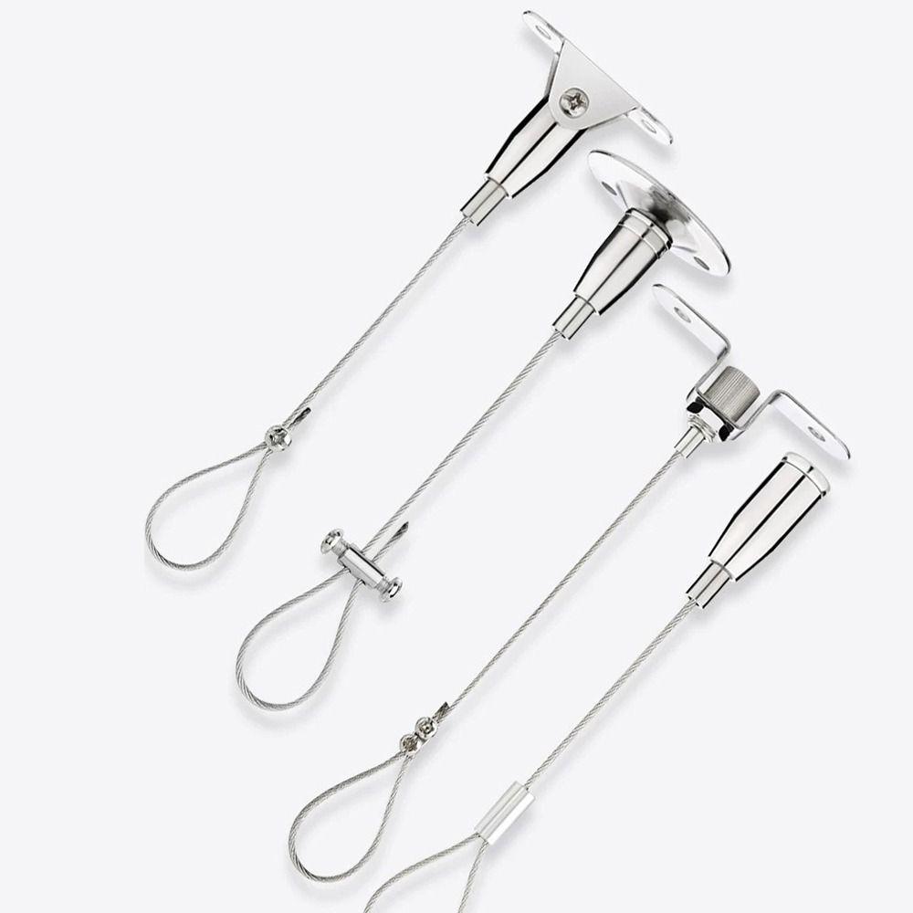 Neues Edelstahl-Drahtseil Verstellbar Mit Verriegelung Einziehbar Befestigung Aufhängeseil