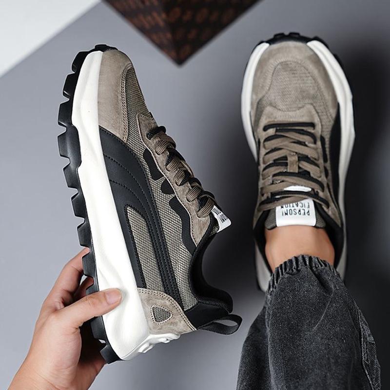 Men High Quality Walking Shoes Men Rubber Casual Sport Shoe Men Outdoor Running Comfortable Breathable Warm Lace-up Size 39-44