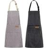 Unisex Adjustable Neck-Hanging Apron with Custom Logo for Coffee Shop and Catering