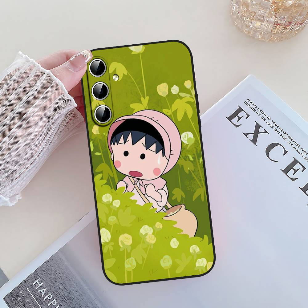 Chibi Maruko Chan Phone Case For Samsung Galaxy S21 S22 S23 S24ULTRA S25ULTRA FE Ultra Plus5G A52S S26 Soft Cover