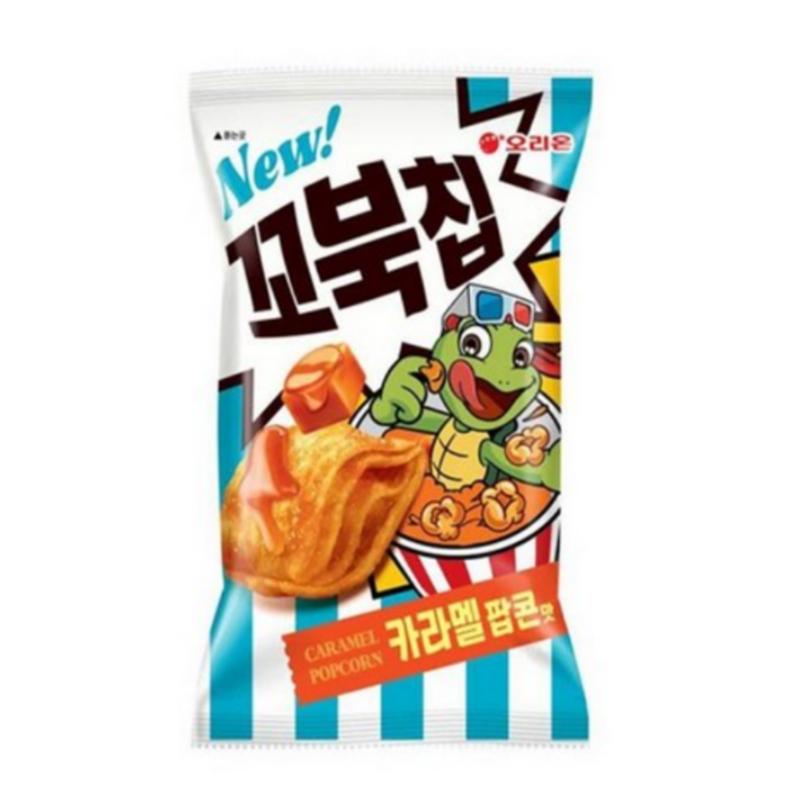 

Kkobuk Chip Caramel Popcorn Flavor, 108g (3 Options) 108g*1pcs