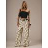 Polka Dot Loose Fit Mid-Rise Straight Leg Denim Jeans Women Comfortable Casual Style