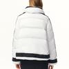 Fila X Mihara Yasuhiro Collaboration Casual Warm Color Block Logo Printed Down Jacket Women Outerwear Gray F11W143904F-GY