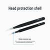 Black Anti-Static Stainless Steel Curved Tweezers for Phone Repair, Bird's Nest Plucking, and Manicure (ESD Safe)