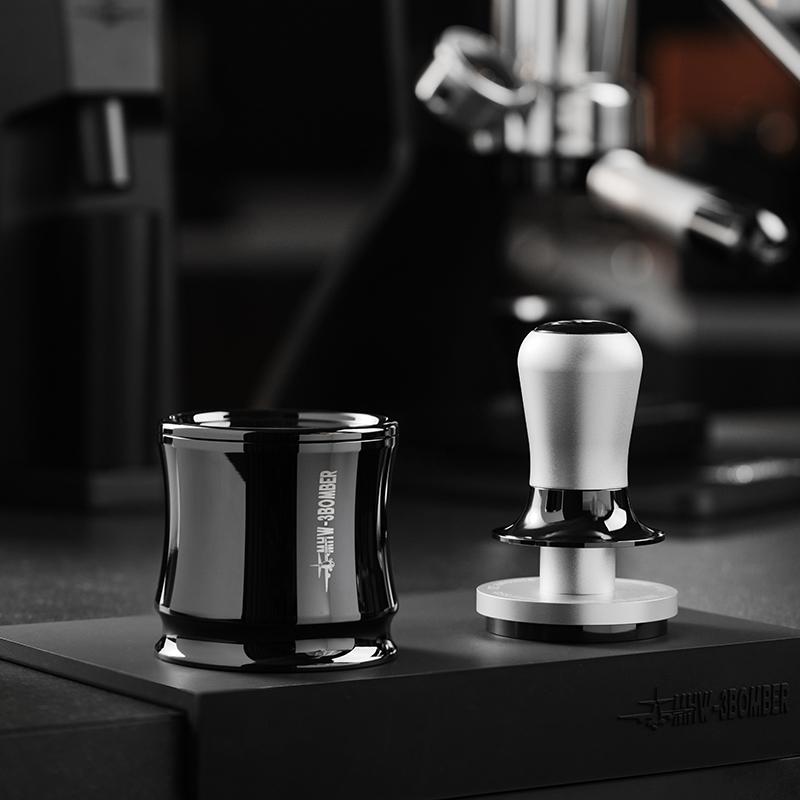 MHW-3BOMBER 58.35MM Coffee Tamper 30lb Constant Pressure Espresso Tamper Metal Coffee Leveler Professional Barista Accessories oro