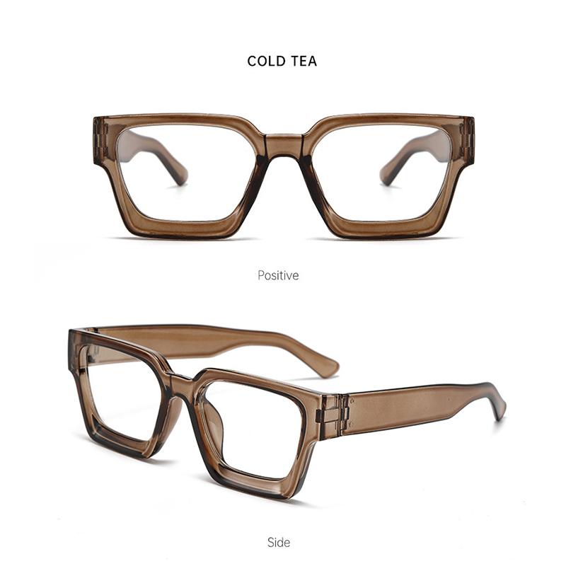 Klassisk Firkantet Innfatning Dame Full Innfatning Solbeskyttelsesbriller For Menn Hverdagsskygger Brilletilbehør Gave