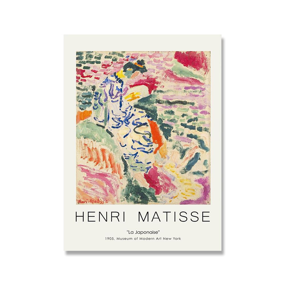 Vintage Henri Matisse Retro Posters And Prints Abstract Wall Art Canvas Prints Vintage Poster Beige Wall Pictures Home Decor