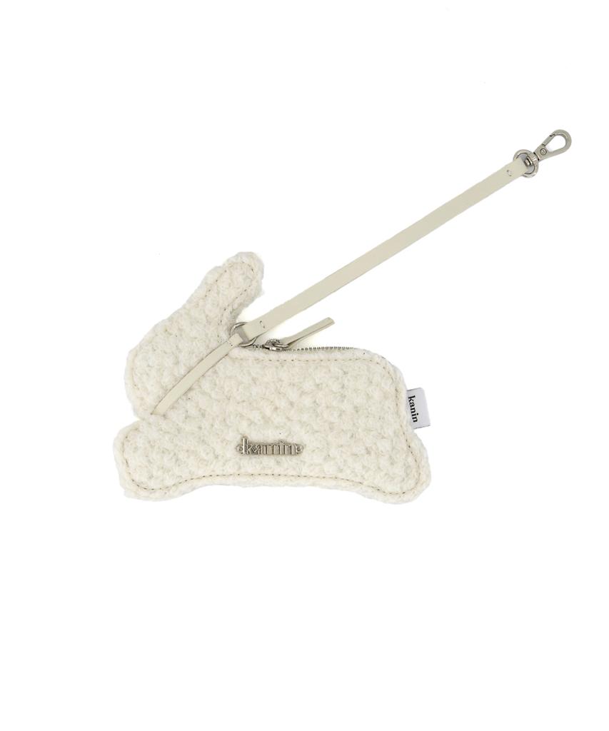 Kanin Curly Card Wallet_Ivory