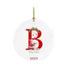 26 Letters Christmas Pendant Acrylic Car Pendant Christmas Tree Decoration