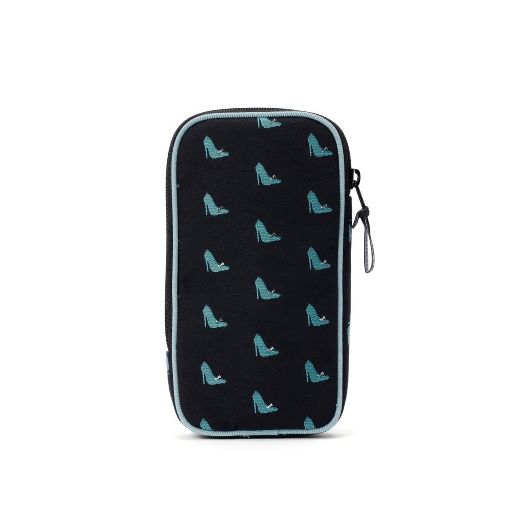 Artisan & Artist Slim Multi-Use Pouch "Wish of a Night" Navy 2OP-SH908 Makeup Pouch by Artisan & Artist*