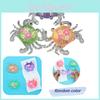 Large Flower Crab Malt Sugar Squeeze Toy Fun Stress Relief Ball For All Ages