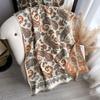 Autumn and winter fashion cashew flower printing temperament shawl women elegant light luxury appearance outside with warm scarf scarf
