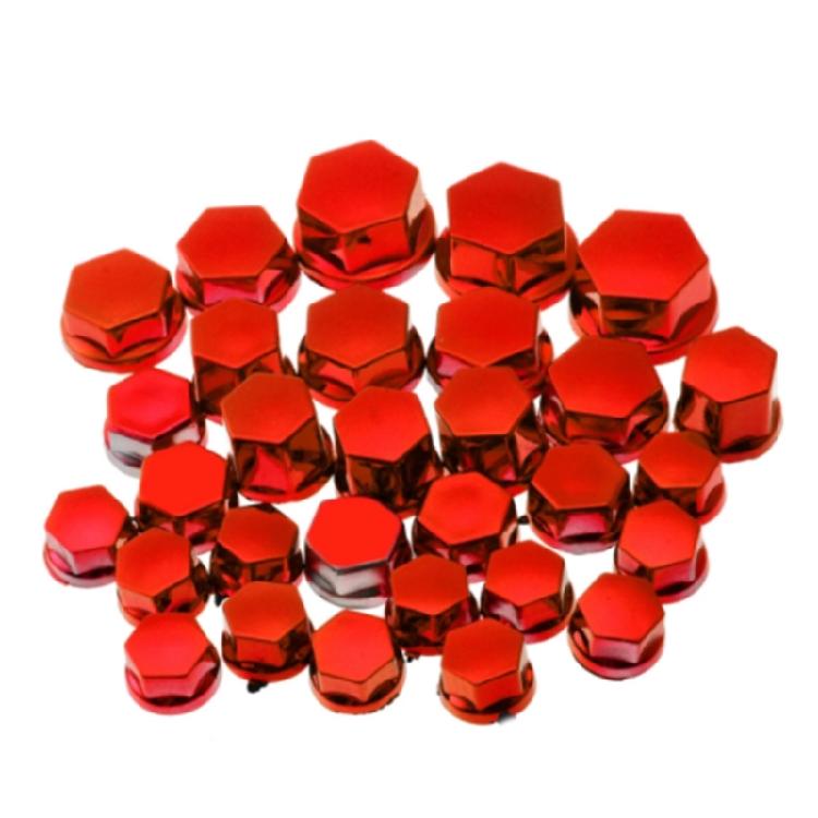 Motorbike Exterior Decoration 30Pcs Protective for Shell Cover for Wheel Screw N