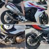 CBR500/CB500F Stainless Steel Mid-Section Exhaust Pipe: Easy Installation, Non-Destructive Mod.