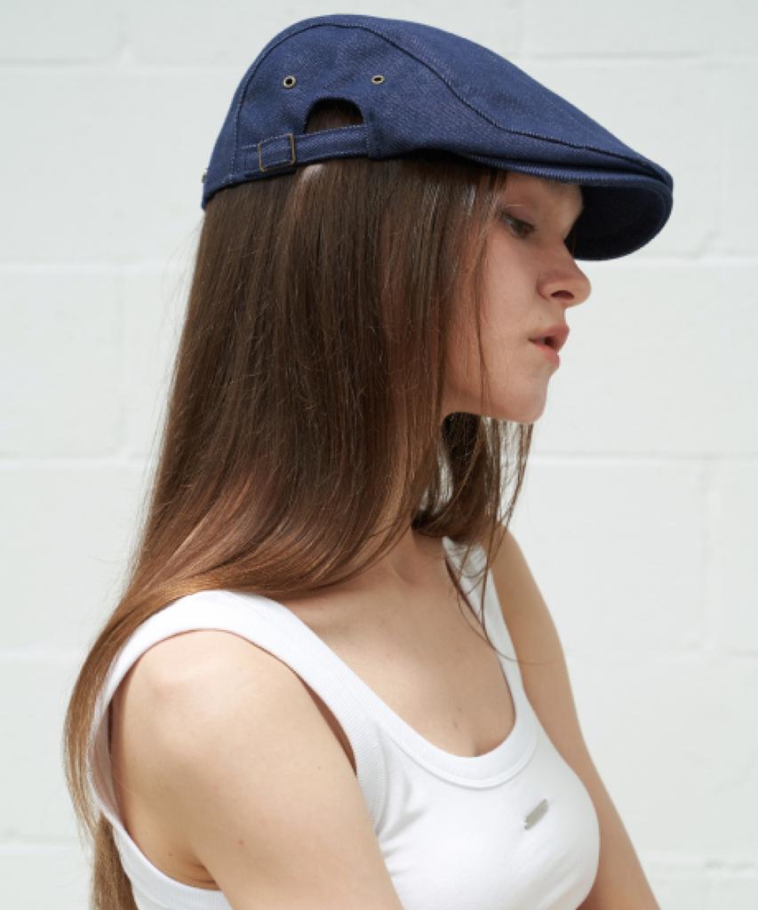 FROMWHERE Denim Hunting Cap D/Blue