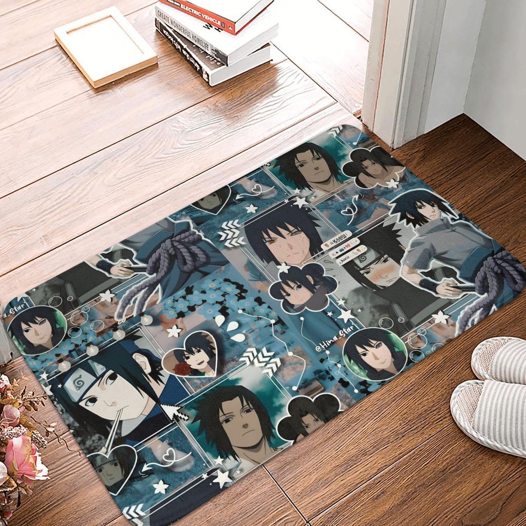 Anime Narutos Uzumaki Itachi Door Floor Bathroom Kitchen Mat Anti-Slip Indoor  Doormat Living Room Entrance Carpet Rug