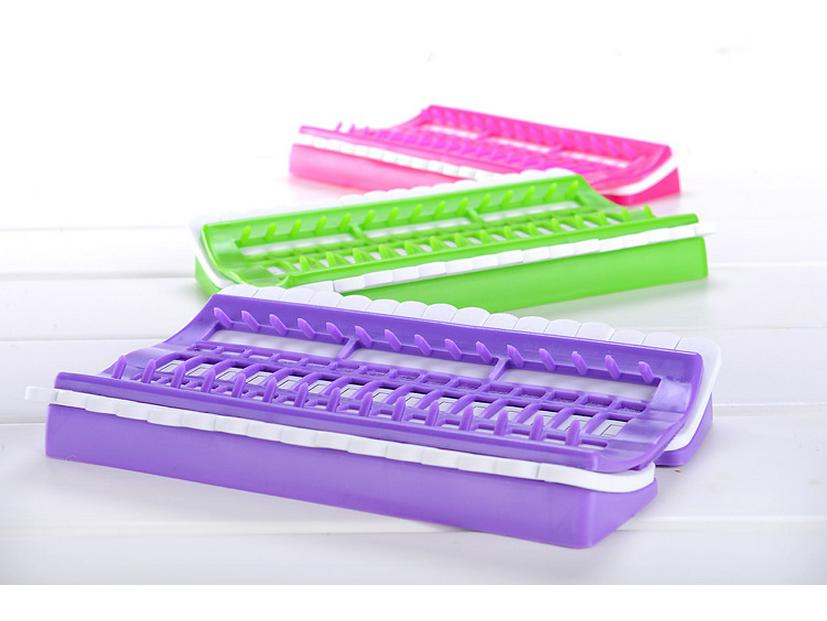 Patent Cross Stitch Thread Organizer with 30 Holes, 50 Slots & Needle Threader – Suzhou Embroidery Tool Set.