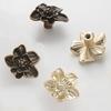 Portable Zinc Alloy Drawer Knob Bronze Finish Gold Finish Drawer Handle Creative Petal Design Flower Shaped Handle Wardrobe Door