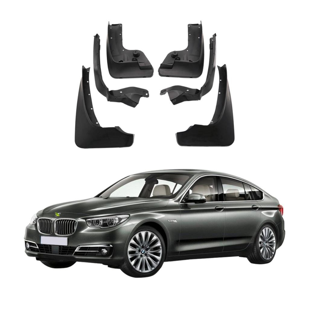 4PCS Splash Guards Mudguards Compatible with BMW 5 Series GT F07 2010 2011 2012 2013 2014 2015 2016 2017