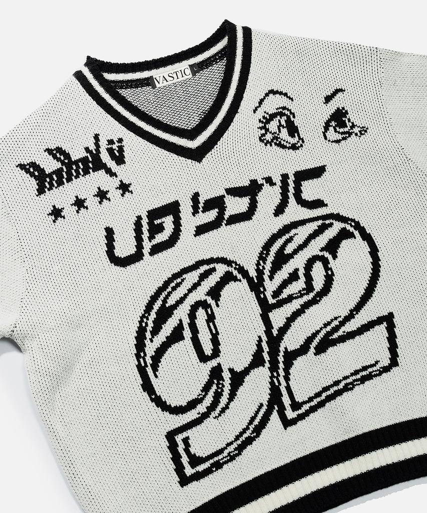 VASTIC 92 Graphic Knit_Ivory