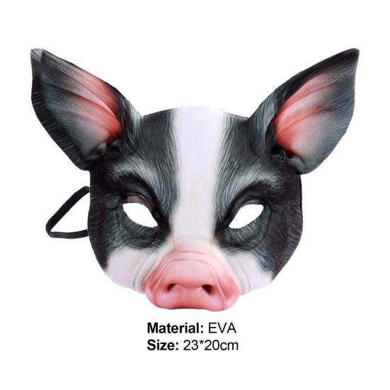 Exquisite Gesichtsmaske Realistische EVA Halloween Schweineform Party Gesichtsmaske für Geschenke