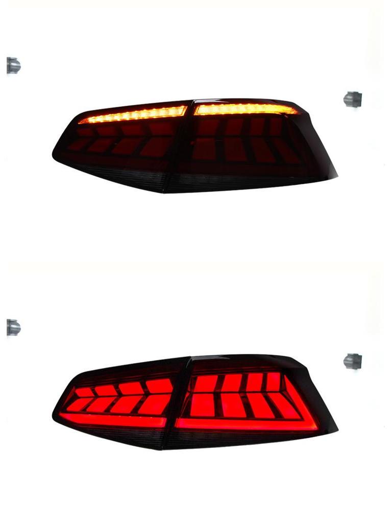 LED Running Light & Flowing Turn Signal Taillight Assembly for 2017-2019 Volkswagen Magotan B8