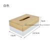 Japanese Style Desktop Bamboo Tissue Storage Box Simple Home Living Room Napkin Srorage Box